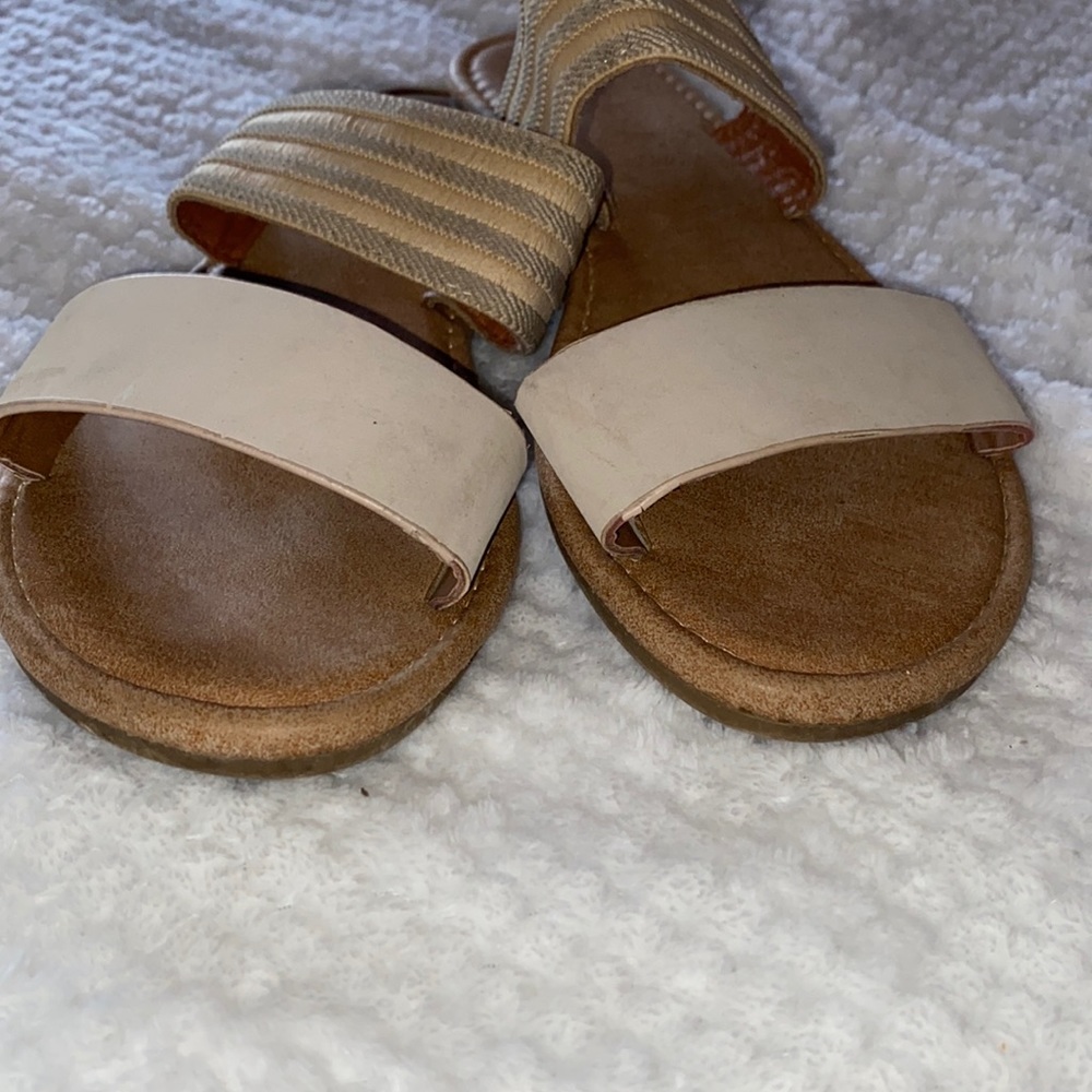 Beige sandals
